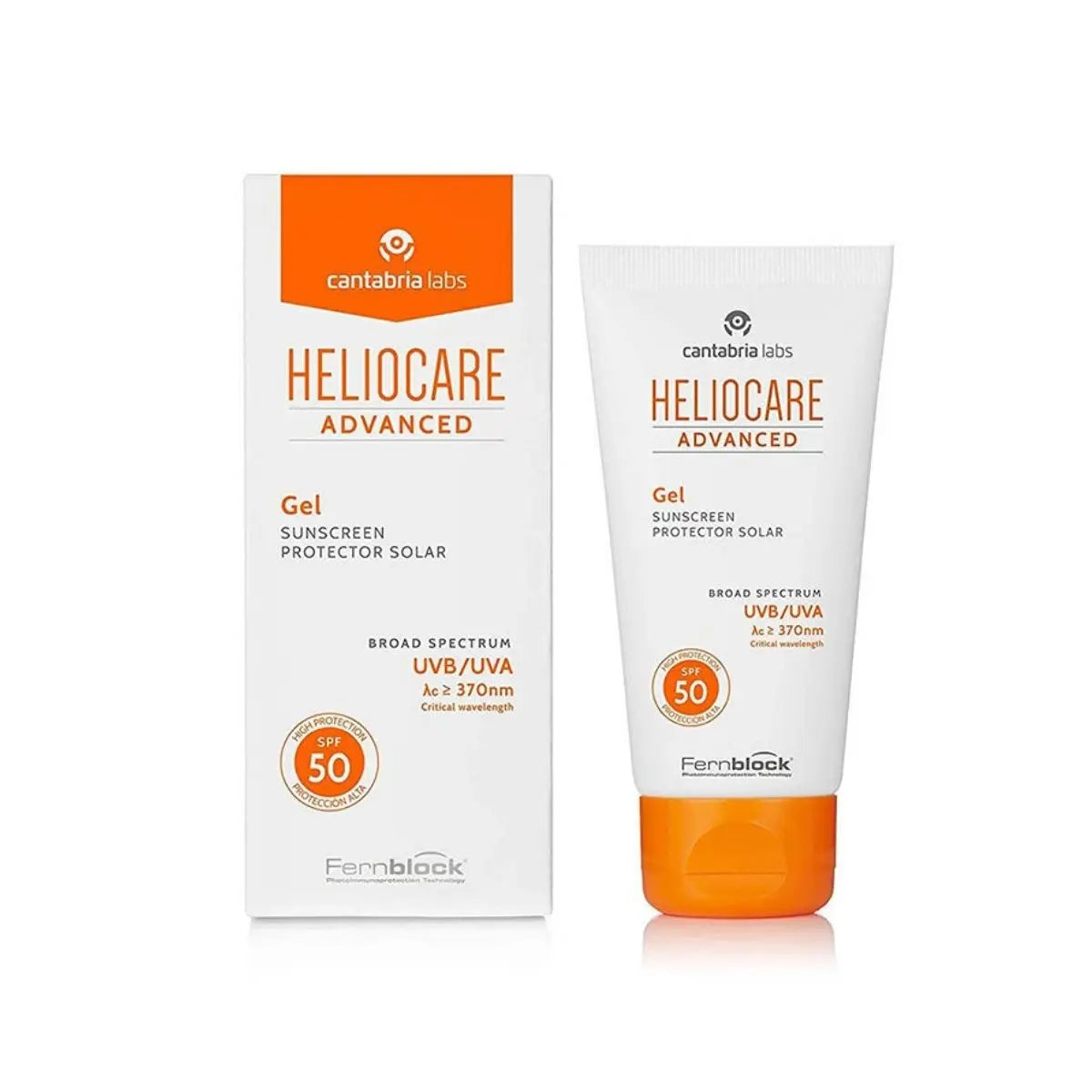 Heliocare Advanced Gel Sunscreen SPF 50 – High Protection Hydrating Face Gel 50ml Heliocare