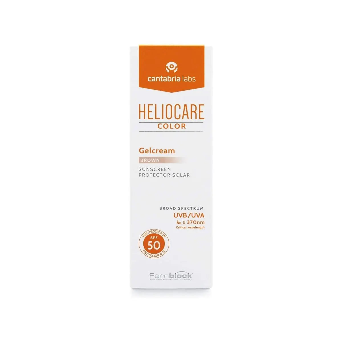 Heliocare Color Gelcream Brown SPF 50 – Tinted Hydrating Sunscreen Gel 50ml Mağazam