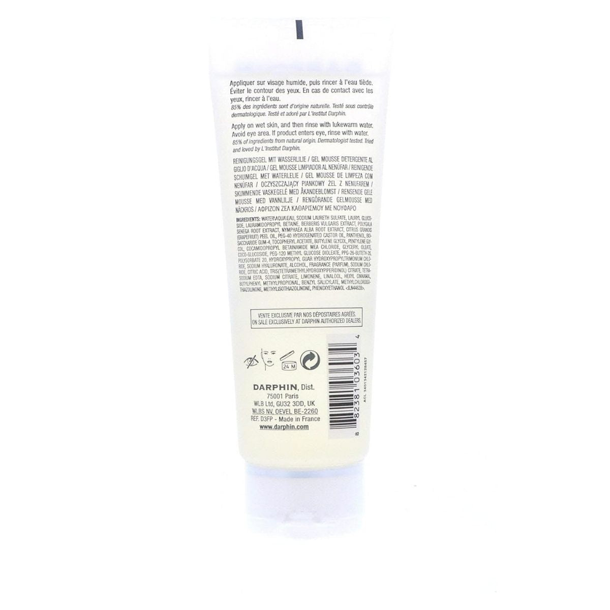 Darphin Cleansing Foam Gel with Water Lily – Gentle Facial Cleanser 125ml