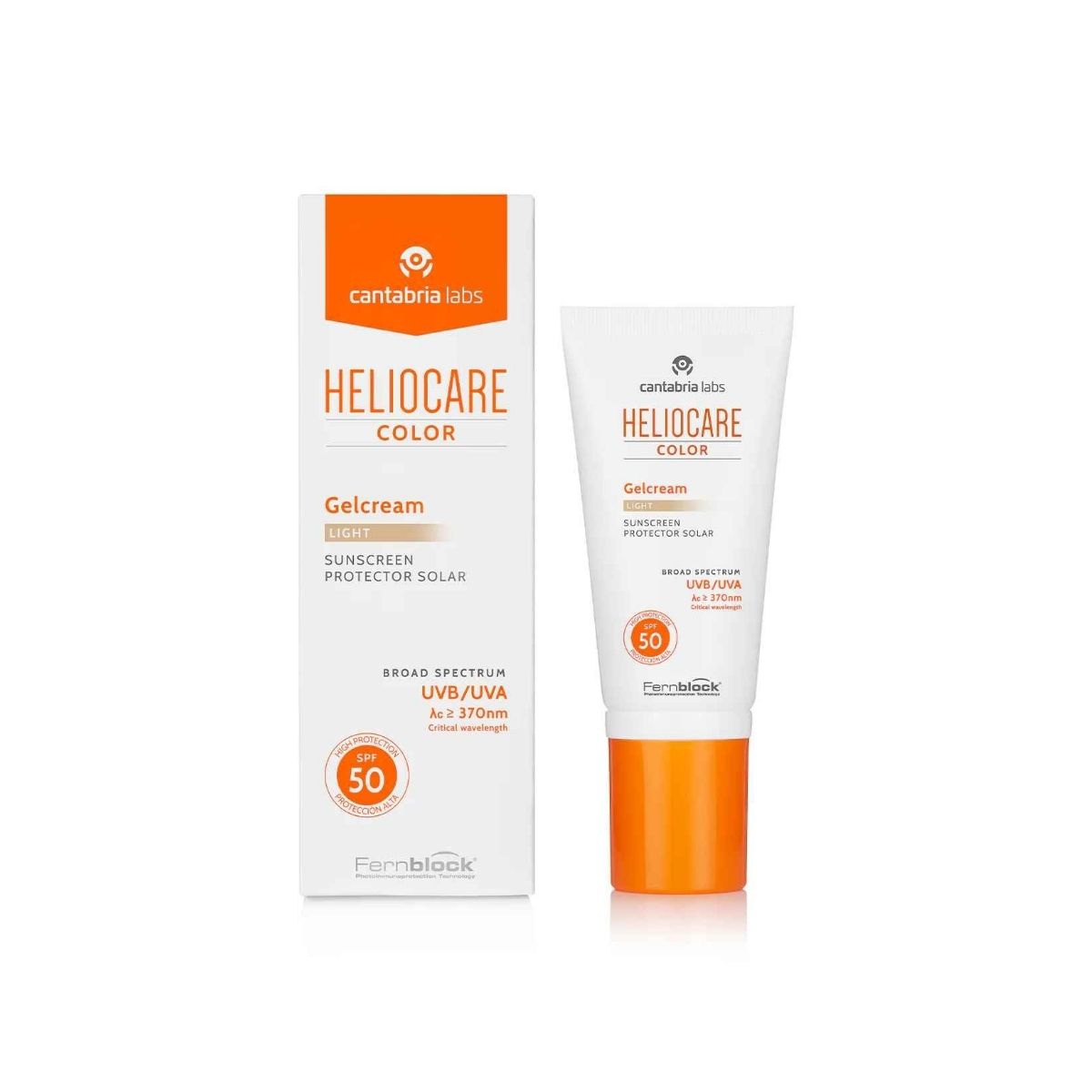 Heliocare Color Gel SPF 50 Light – Tinted Hydrating Sunscreen Gel 50ml