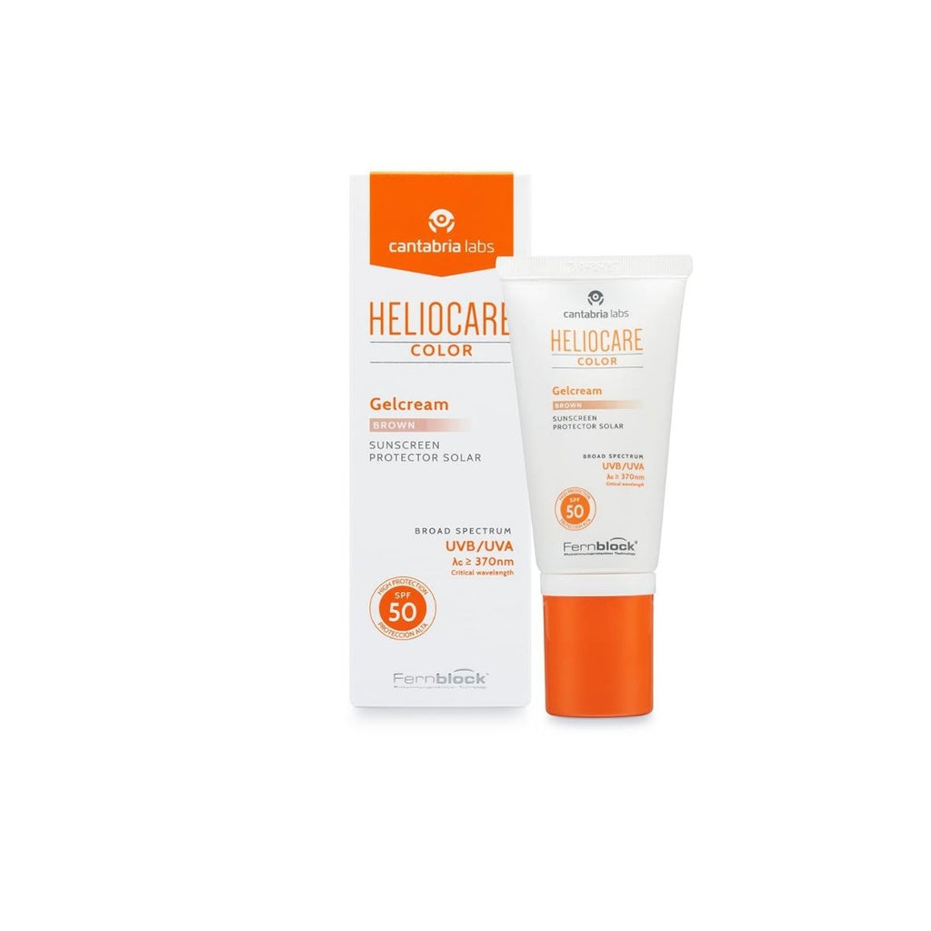 Heliocare Color Gelcream Brown SPF 50 – Tinted Hydrating Sunscreen Gel 50ml