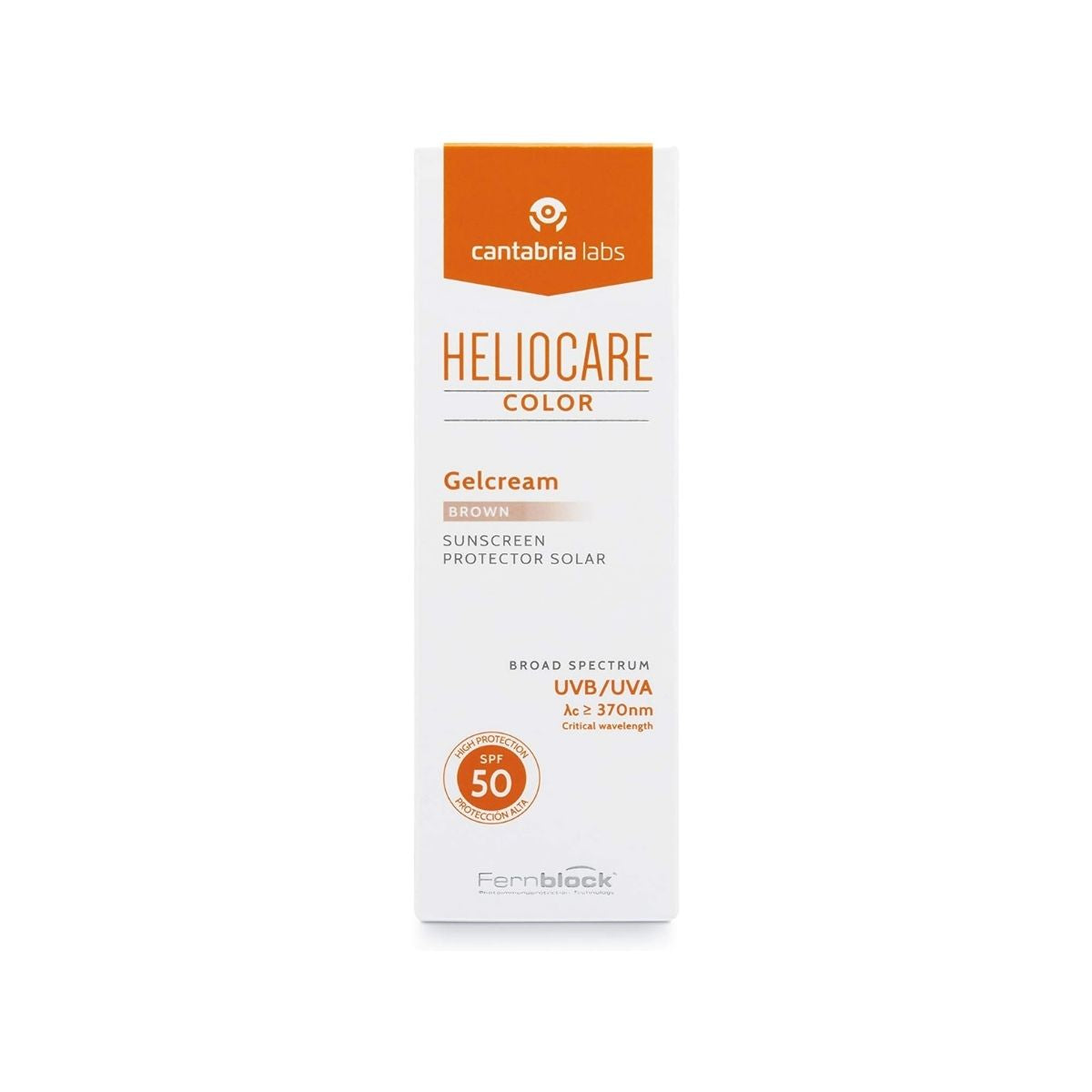 Heliocare Color Gelcream Brown SPF 50 – Tinted Hydrating Sunscreen Gel 50ml