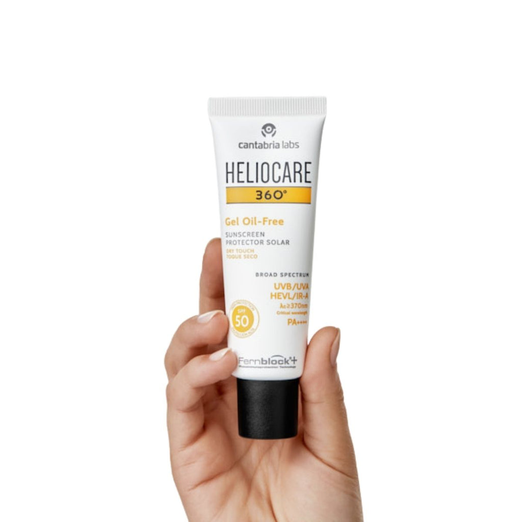 Heliocare 360º SPF 50 Fluid Gel Oil-Free – High Protection Lightweight Sunscreen 50ml