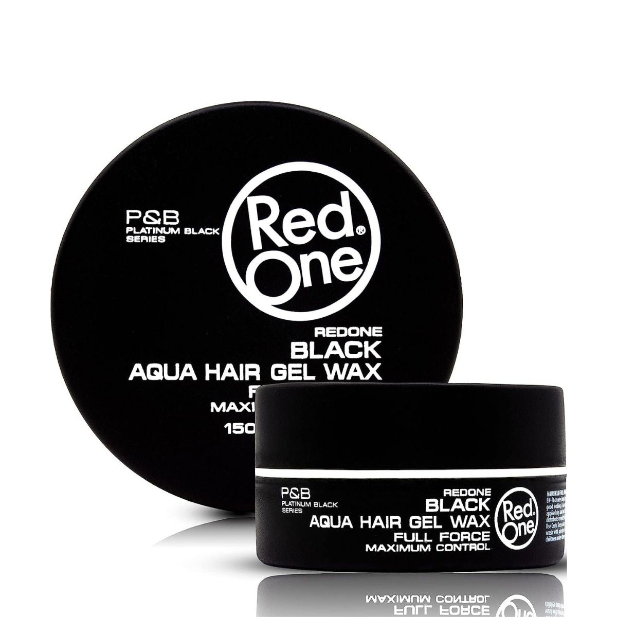 RedOne Aquatic Hair Wax Black 150ml – Strong Hold Styling Gel for Men