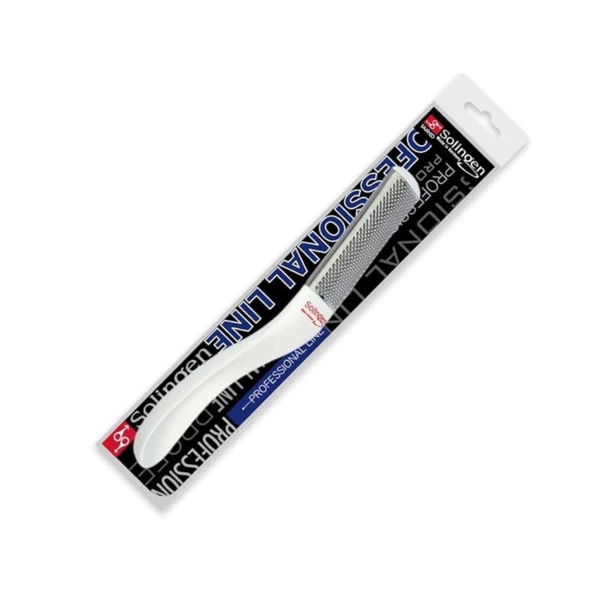 Solingen Foot File 7159 – Stainless Steel Pedicure Tool with Ergonomic Handle